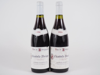 Vente aux enchères 2 BOUTEILLES CHAMBOLLE MUSIGNY GEORGES LIGNIER   FILS - 2006