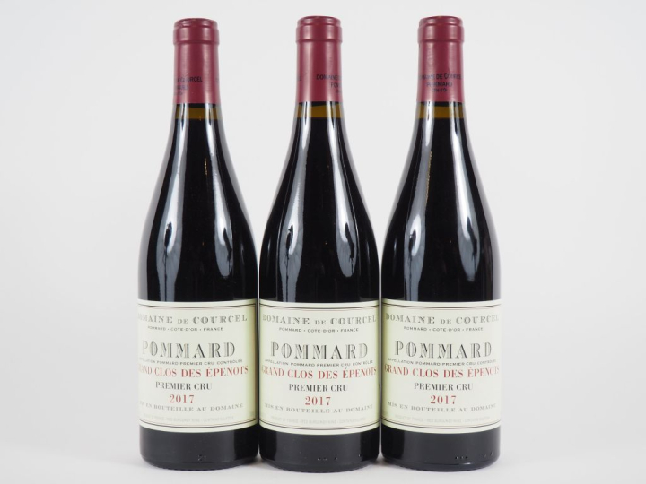 3 BOUTEILLES POMMARD 1er CRU 'GRAND CLOS DES ÉPENOTS' DOMAINE DE COURC