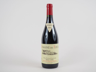 Vente aux enchères 1 BOUTEILLE DOMAINE DES TOURS 'RÉSERVE' MERLOT SYRAH EMMANUEL REYNAUD 