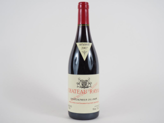 Vente aux enchères 1 BOUTELLE CHÂTEAU RAYAS CHÂTEAUNEUF DU PAPE - 2007