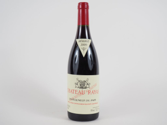 Vente aux enchères 1 BOUTELLE CHÂTEAU RAYAS CHÂTEAUNEUF DU PAPE - 2009 - ETLA