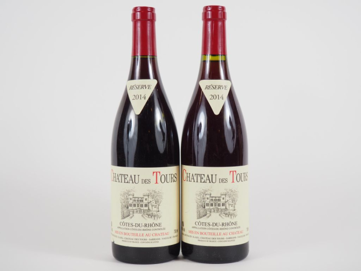 2 BOUTEILLES CHÂTEAU DES TOURS 'RÉSERVE' EMMANUEL RAYNAUD - 2014
