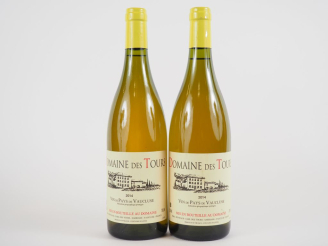 Vente aux enchères 2 BOUTEILLES DOMAINE DES TOURS BLANC EMMANUEL REYNAUD - 2014
