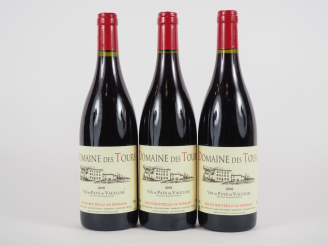 Vente aux enchères 3 BOUTEILLES DOMAINE DES TOURS EMMANUEL REYNAUD - 2016