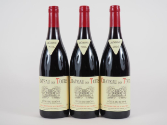 Vente aux enchères 3 BOUTEILLES CHÂTEAU DES TOURS 'RÉSERVE' EMMANUEL REYNAUD - 2016