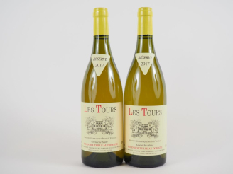 Vente aux enchères 2 BOUTEILLES LES TOURS 'RÉSERVE' BLANC EMMANUEL REYNAUD - 2017