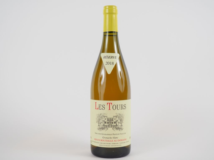1 BOUTEILLE LES TOURS 'RÉSERVE' BLANC EMMANUEL REYNAUD - 2018