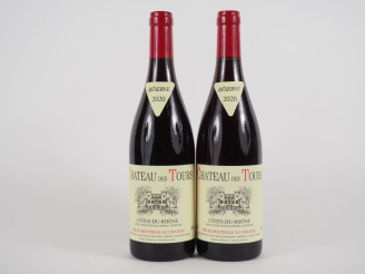 Vente aux enchères 2 BOUTEILLES CHÂTEAU DES TOURS 'RÉSERVE' EMMANUEL REYNAUD - 2020