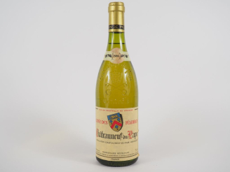 Vente aux enchères 1 BOUTEILLE CHÂTEAUNEUF DU PAPE BLANC 'CUVÉE DES FÉLIBRES' DOMAINE DE 