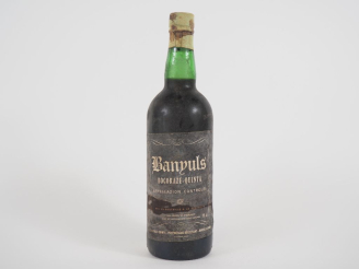 Vente aux enchères 1 VIEILLE BOUTEILLE BANYULS BOGORAZE QUINTA