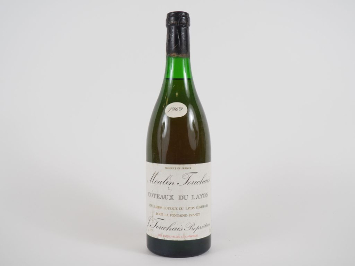 1 BOUTEILLE COTEAUX DU LAYON 'MOULIN TOUCHAIS' J. TOUCHAIS - 1969