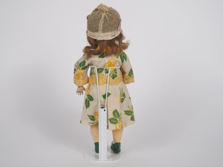 Très jolie poupée Bleuette type Fleischmann tête porcelaine bouche ouv
