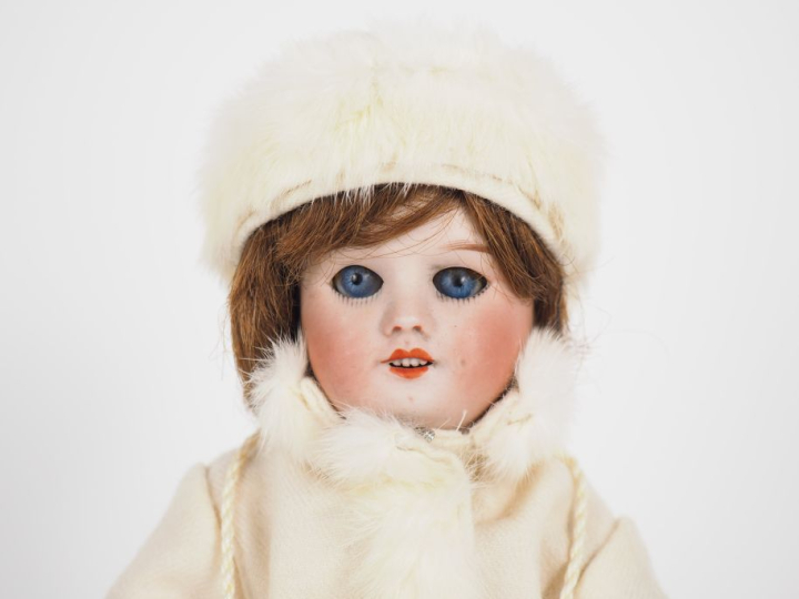  Poupée  Bleuette SFBJ  moule 60 8/0 tête porcelaine bouche ouverte ye