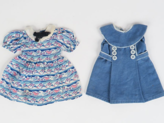 Vente aux enchères Lot de 2 vêtements Gautier Languereau « fraîcheur » robe de toile à pa