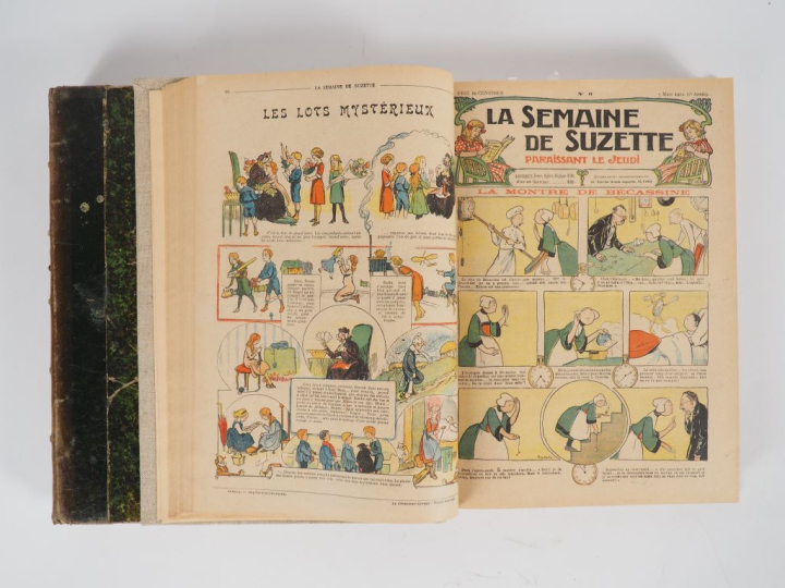 La Semaine de Suzette. 2 vol reliés. Année 1911 et 1912