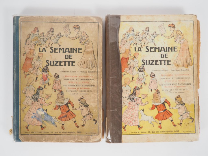 La Semaine de Suzette. 2 vol. Année 1907. Relié