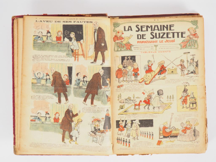 La Semaine de Suzette. 1 vol. Année 1909. Relié