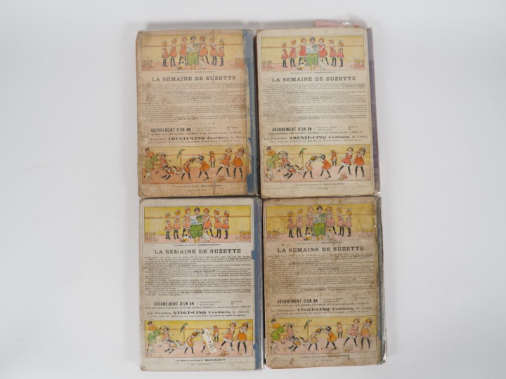 La Semaine de Suzette. 4 vol. Année 1920 et 1921