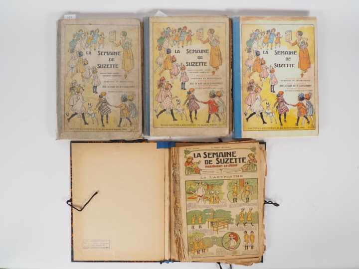 La Semaine de Suzette. 4 vol. Année 1922 et 1923