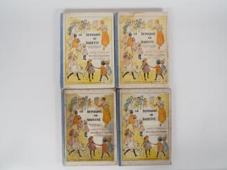 Vente aux enchères La Semaine de Suzette. 4 vol. Année 1924 et 1925