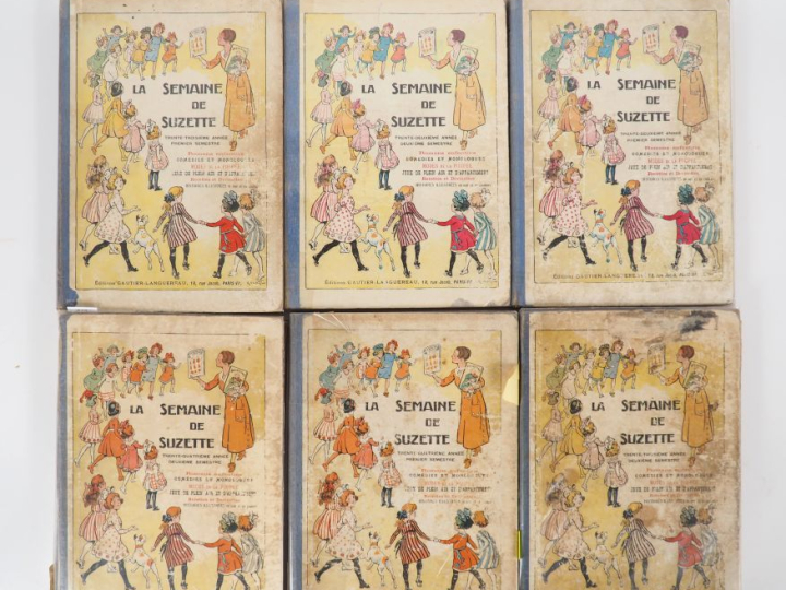 La Semaine de Suzette. 6 vol. Année 1936, 1937 et 1938