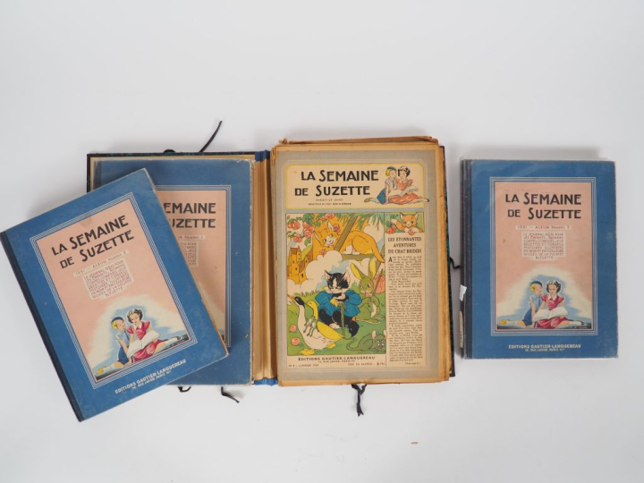 La Semaine de Suzette. 11 vol. De l'année 1947 à 1952