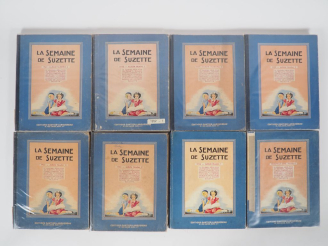 Vente aux enchères La Semaine de Suzette. 12 vol. De l'année 1952 à 1955
