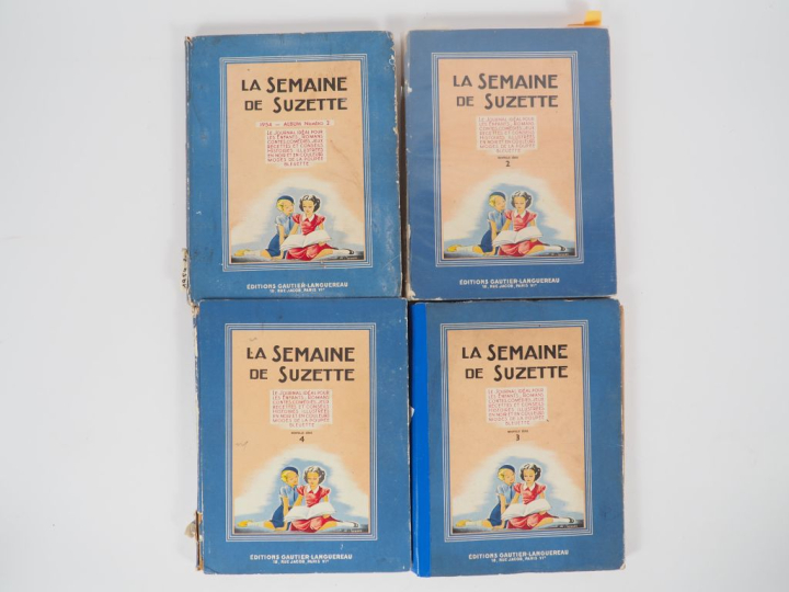 La Semaine de Suzette. 12 vol. De l'année 1952 à 1955