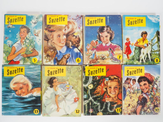 Vente aux enchères La Semaine de Suzette. 11 vol. De l'année 1956 à 1958.