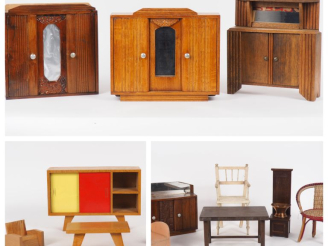 Vente aux enchères Lot de divers mobilier taille Bleuette