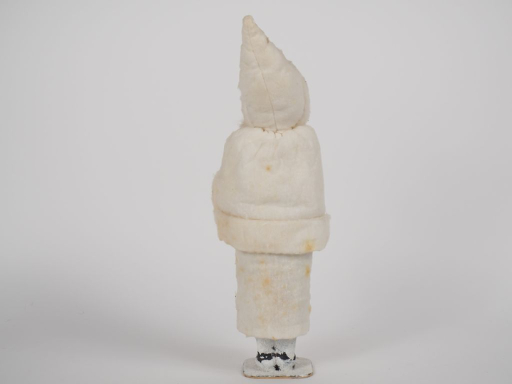 Père Noël en carton cuit des années 1920 boite à bonbon très bel état 