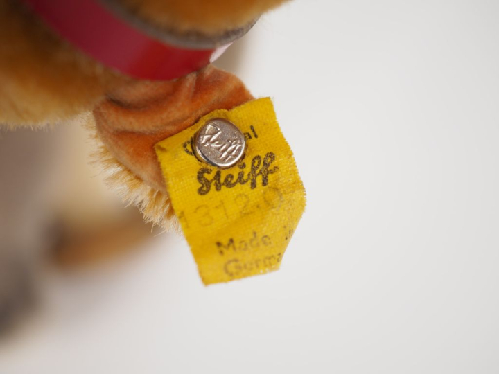 Lot de 3 animaux de marque Steiff en peluche des années 50 dont pingou
