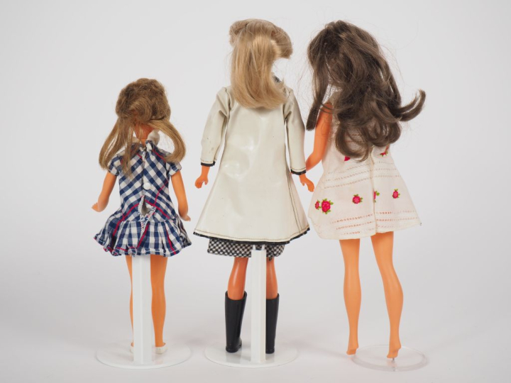 Lot de poupées mannequins des années 60 fabrication Gégé dont rare bab