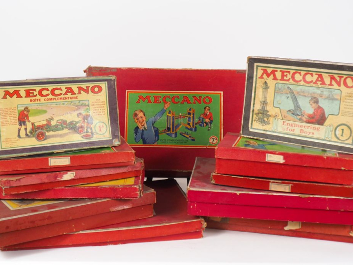 MECCANO lot de 11 boites vides différentes références