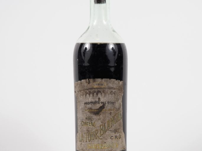 1 BOUTELLE CHÂTEAU LA TOUR BLANCHE 1er CC SAUTERNES - 1916 - BEP/ET/BO