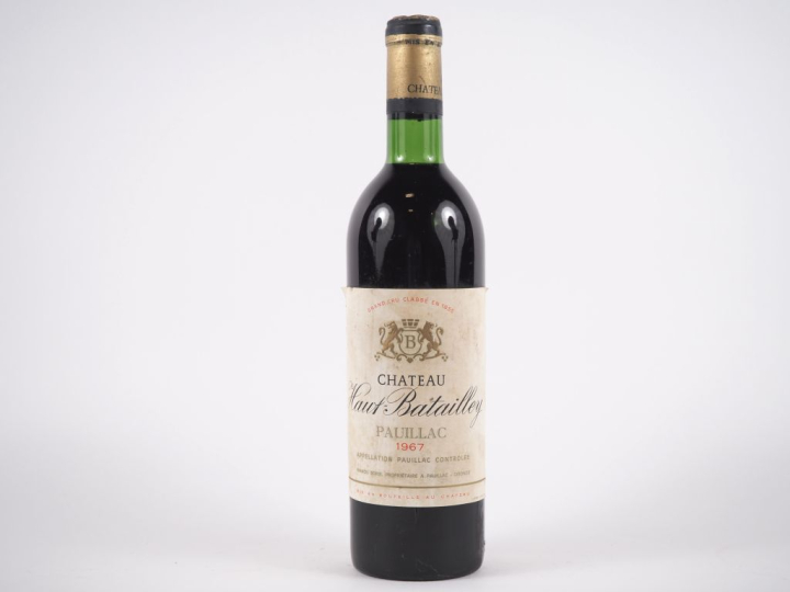 1 BOUTEILLE CHÂTEAU HAUT BATAILLEY GCC PAUILLAC - 1967 - BG