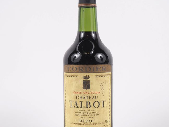1 BOUTEILLE CHÂTEAU TALBOT GCC ST JULIEN - 1969 - ELS