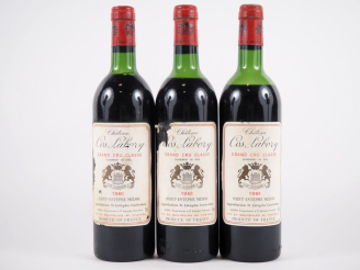 Vente aux enchères 3 BOUTEILLES CHÂTEAU COS LABORY GCC ST ESTÈPHE - 1981 - 1 LB/1 HEP/1 M