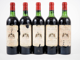 Vente aux enchères 5 BOUTEILLES CHÂTEAU COS LABORY GCC ST ESTÈPHE - 1982 - 2 LB/3 HEP/EA