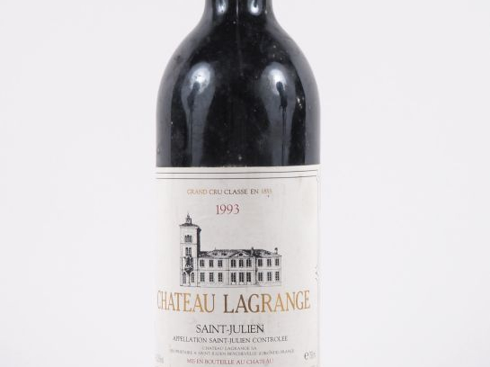 1 BOUTEILLE CHÂTEAU LAGRANGE GCC ST JULIEN - 1993