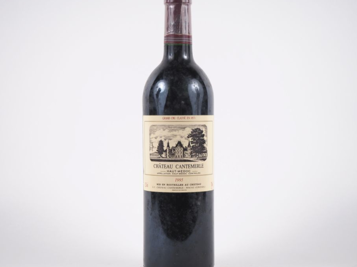 1 BOUTEILLE CHÂTEAU CANTEMERLE GCC HAUT MÉDOC - 1995
