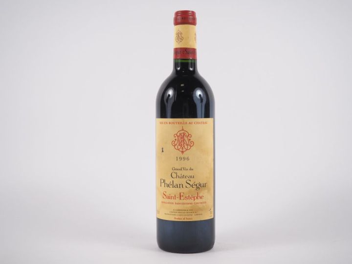 1 BOUTEILLE CHÂTEAU PHÉLAN SÉGUR ST ESTÈPHE - 1996 - ELT