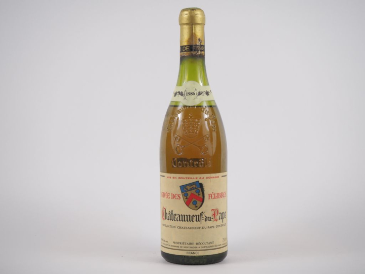 1 BOUTEILLE CHÂTEAUNEUF DU PAPE BLANC 'CUVÉE DES FÉLIBRES' DOMAINE DE 