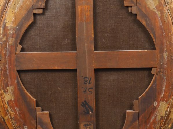 Ecole française XVIIIème dans le goût de Largillière. "Portrait de dam