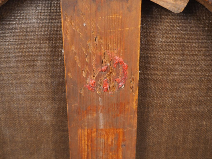 Ecole française XVIIIème dans le goût de Largillière. "Portrait de dam