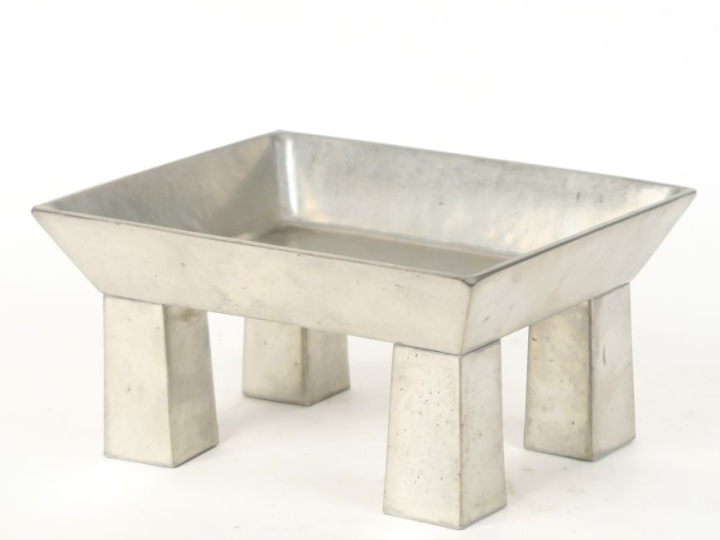 Ettore SOSTASS.  Centre de table "basilio" collection métallia en méta