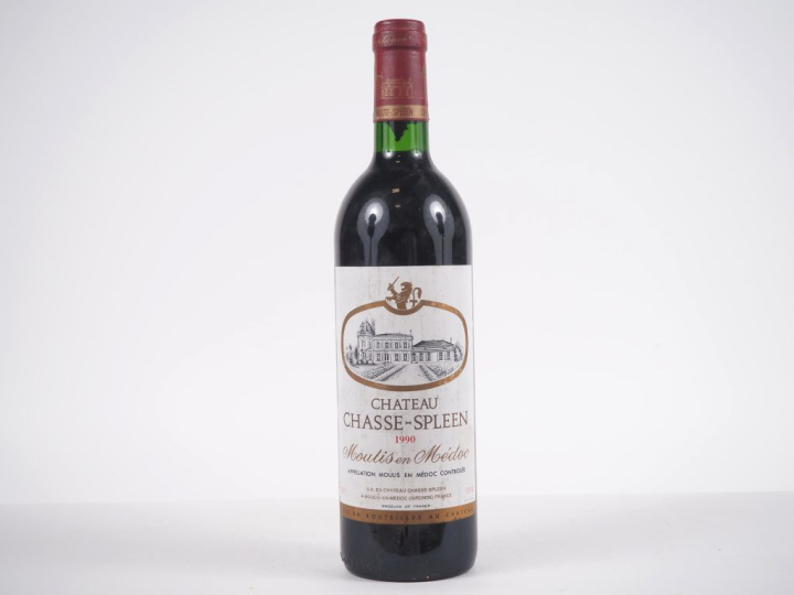 1 BOUTEILLE CHÂTEAU CHASSE SPLEEN MOULIS - 1990 - ELS