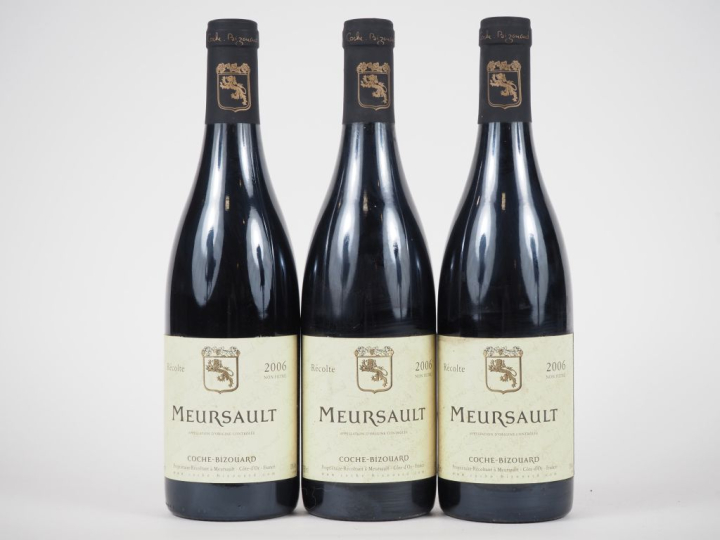 3 BOUTEILLES MEURSAULT COCHE BIZOUARD - 2006 - 1 ELS