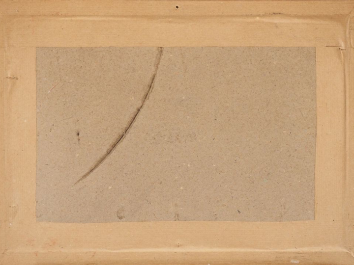 E. W. POWEL. "Côte rocheuse". Aquarelle, signée en bas à gauche et dat