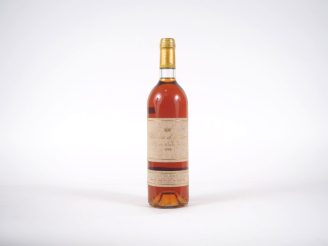 Vente aux enchères 1 BOUTEILLE CHÂTEAU D'YQUEM 1er CCS SAUTERNES - 1994 - ET 